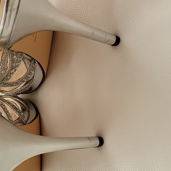 Nina silver dress sandals - Picture 8 of 11